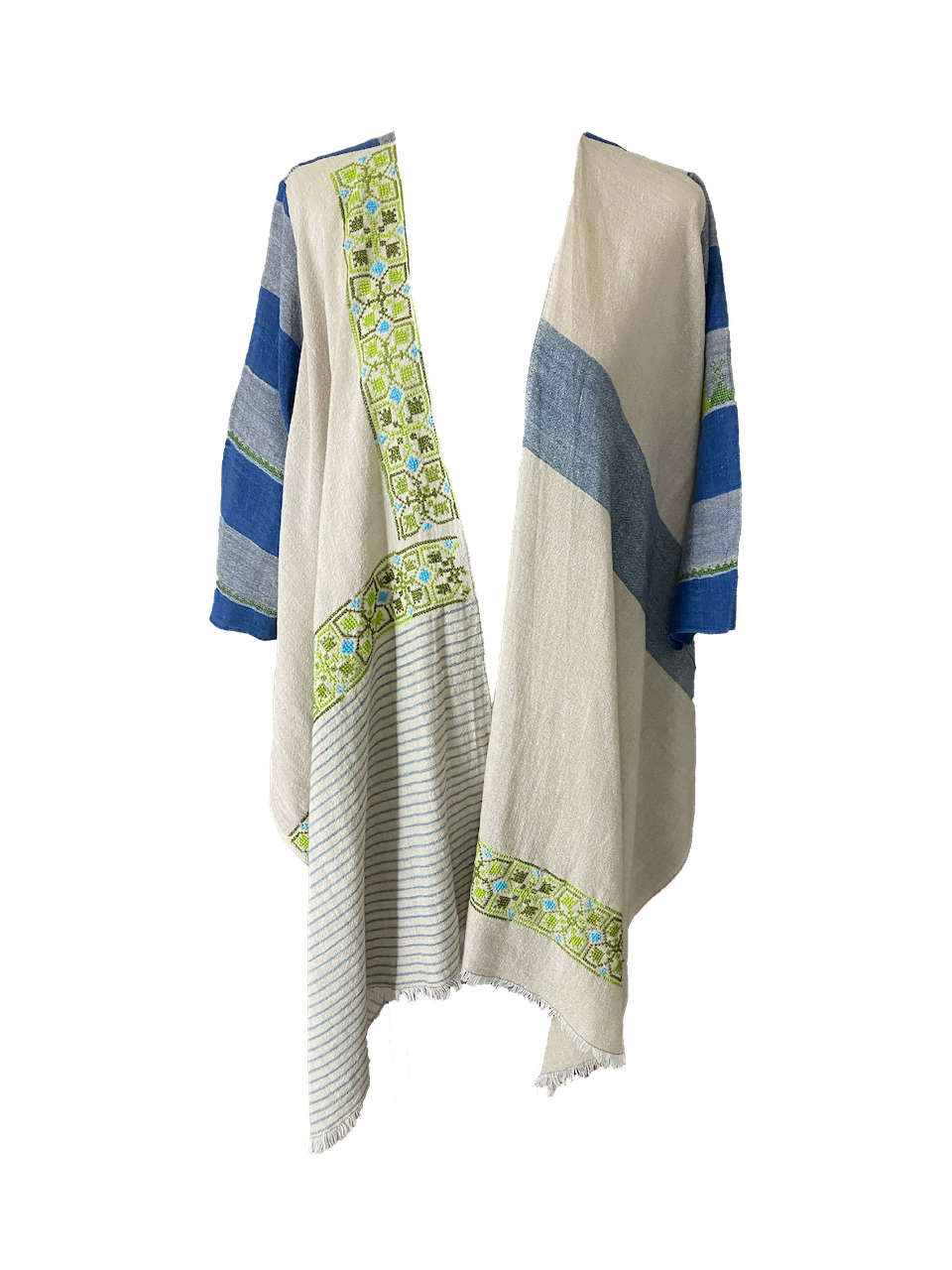The Hand Embroidered Linen Jacket