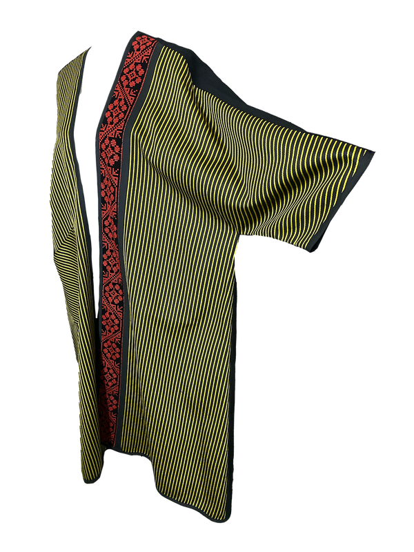 Abaya with Machine Embroidery