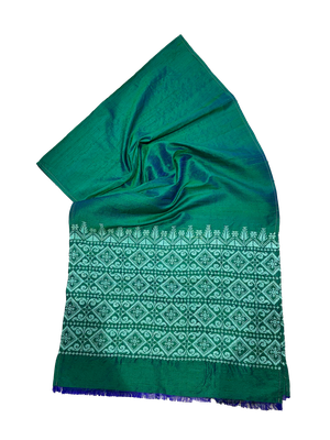 Embroidered Silk Scarves