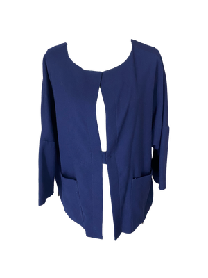 The Boxy Jacket in Navy Blue
