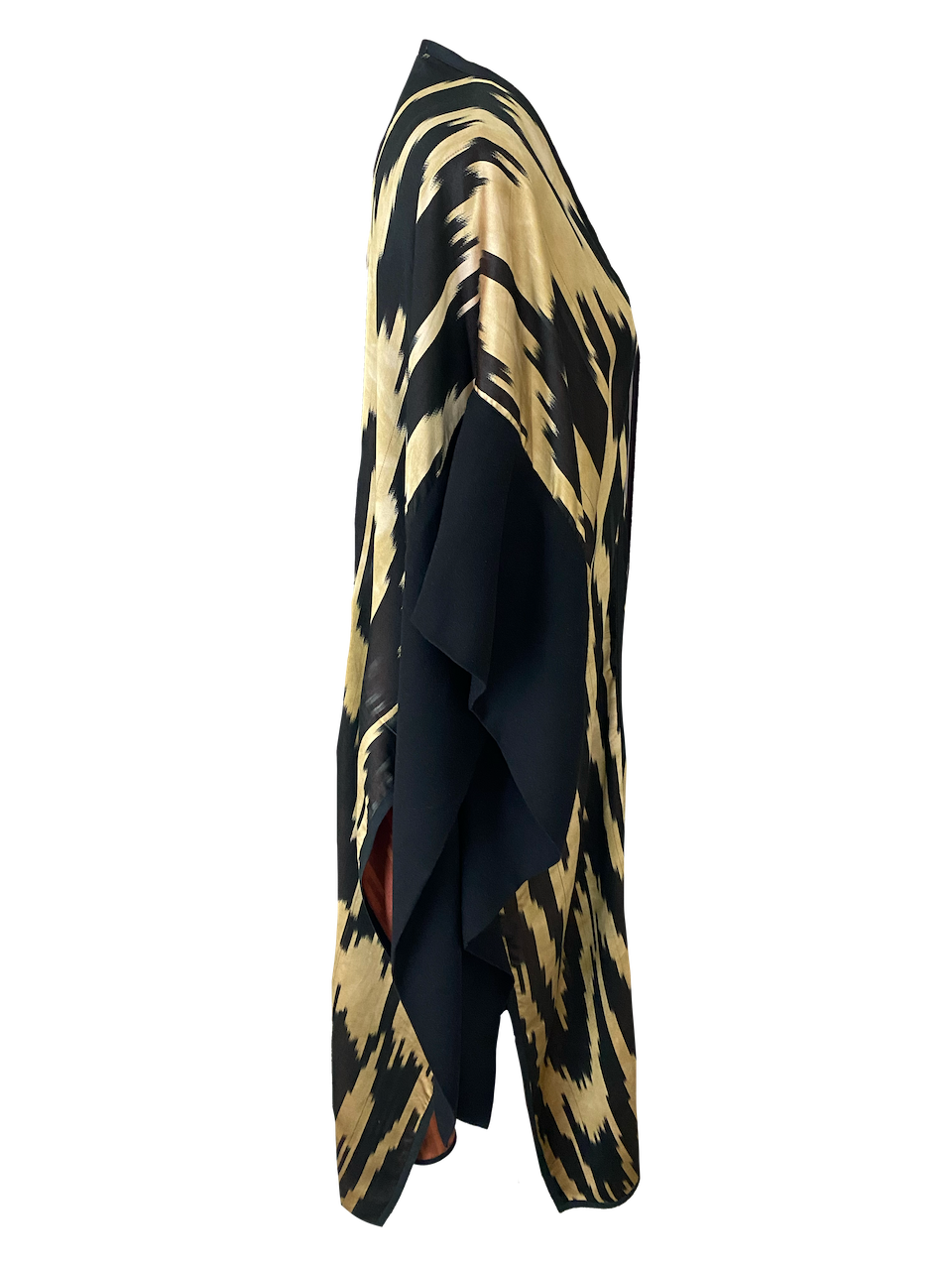 Reversible Silk Printed Kimono