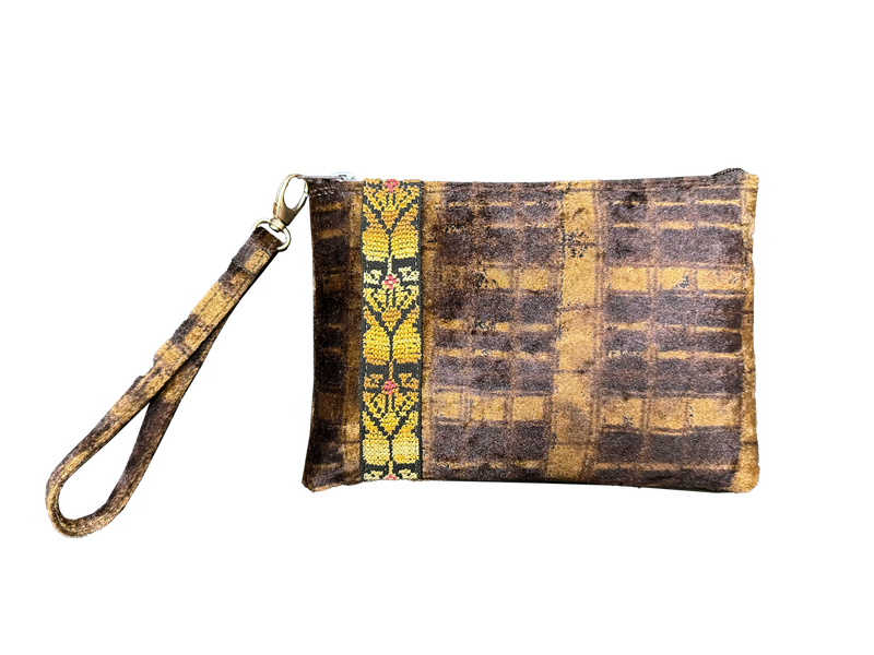 The Hand Embroidered Pouch (Small)