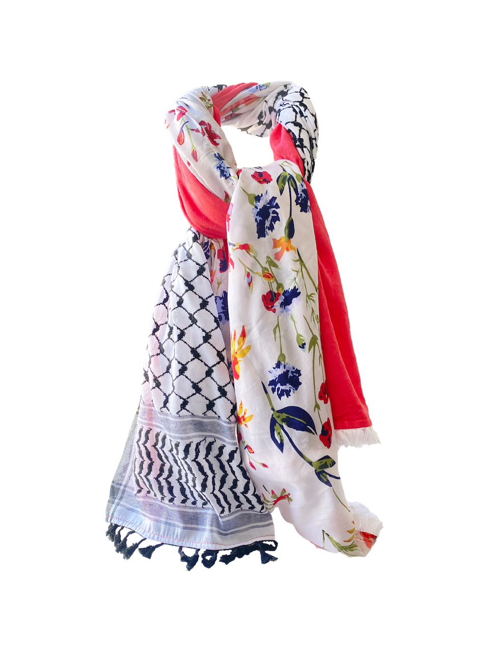 Hatta and Two Fabric Scarf Style 68