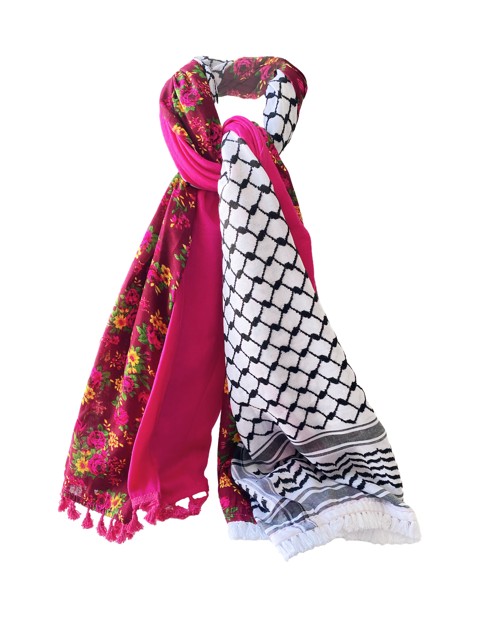 Hatta and Two Fabric Scarf Style 67