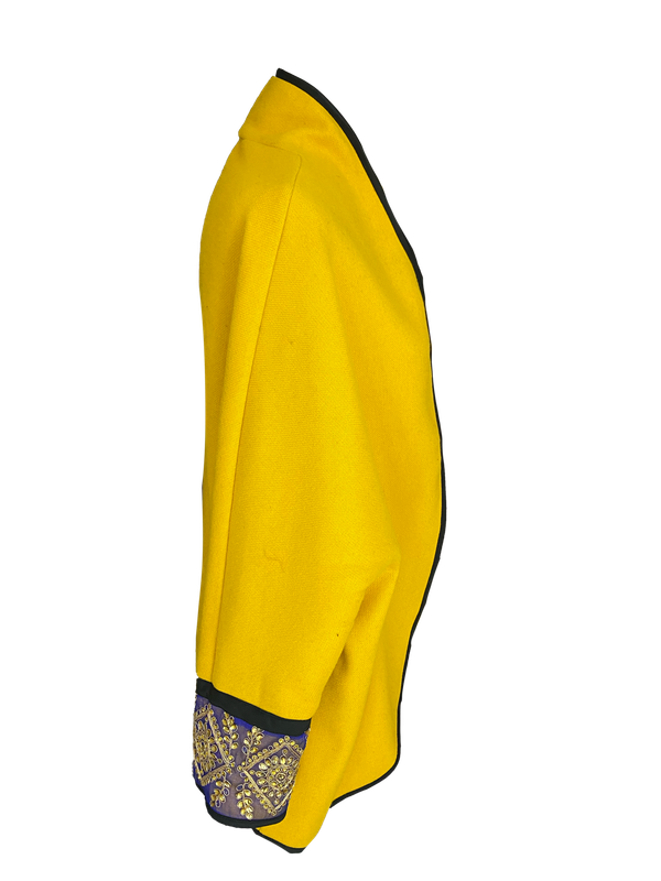 The Round Jacket in Yellow