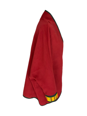 The Round Jacket in Burgundy