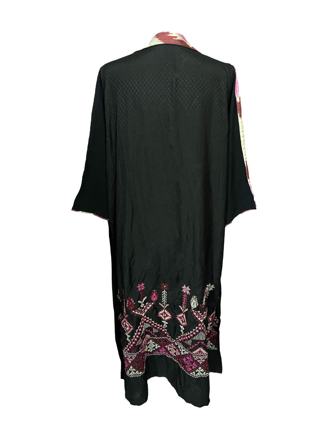 Black Dress With Hand Embroidery and Beading on the Back