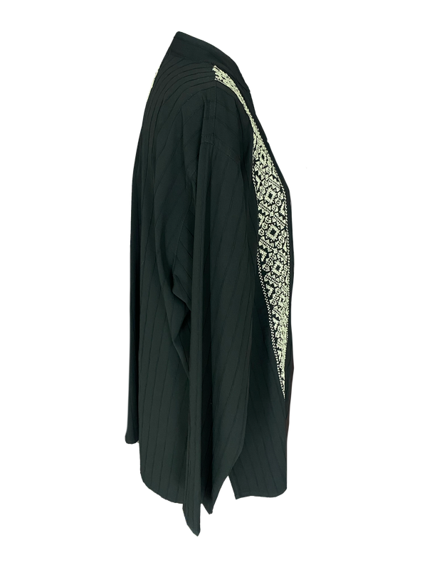 Black Shirt With Embroidery
