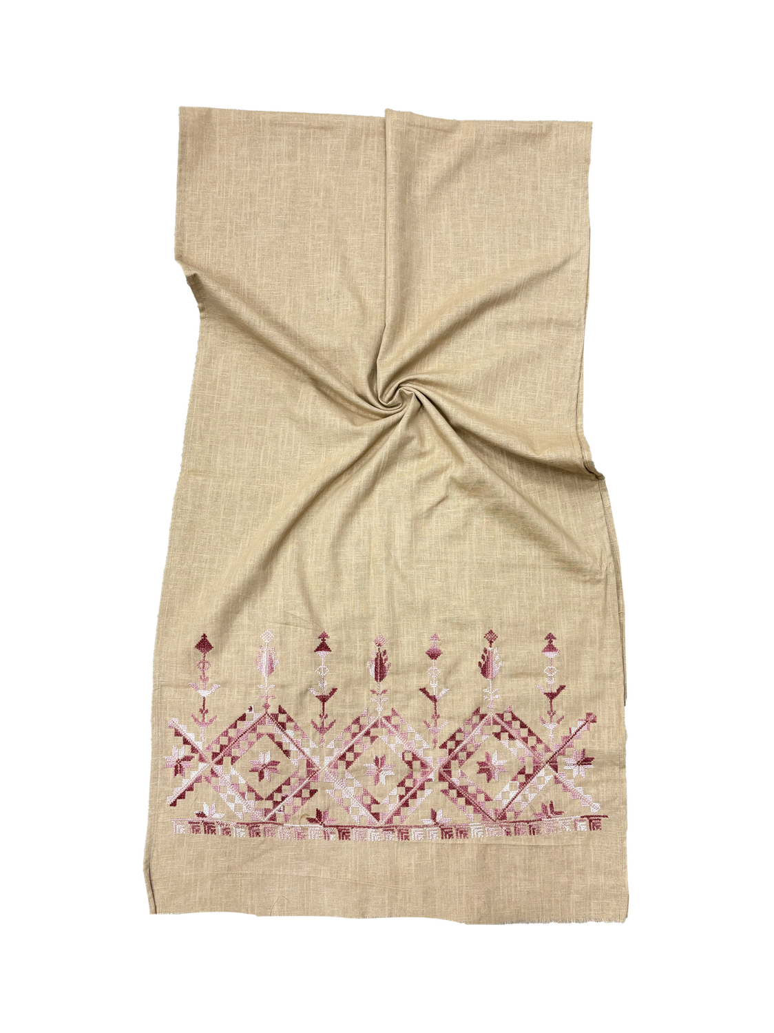 Nadia Dajani x UNHCR Embroidered Cotton Scarf
