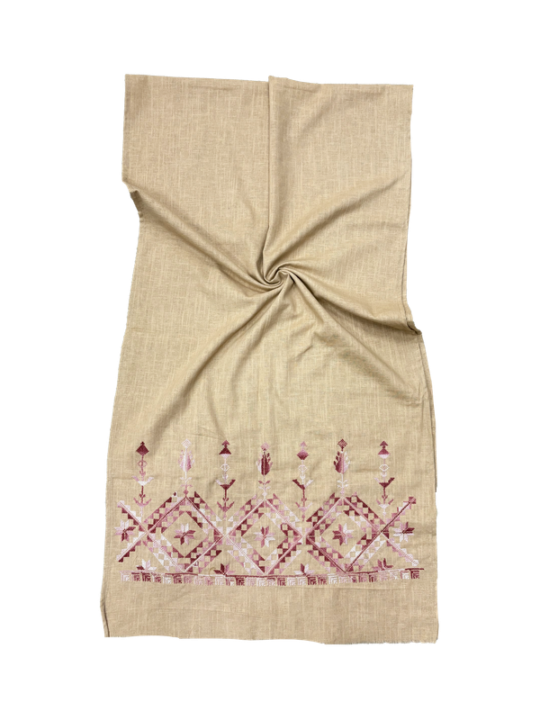 Nadia Dajani x UNHCR Embroidered Cotton Scarf