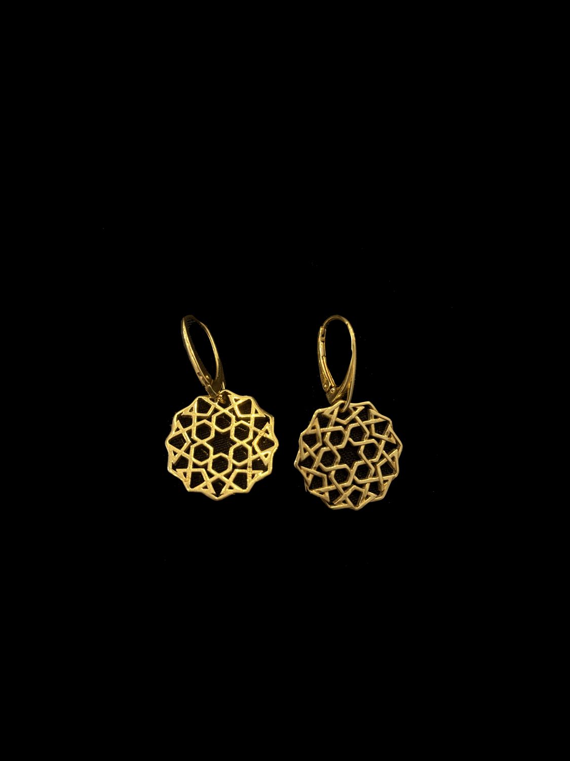 Cordoba Earrings with Gold Plated French Hook