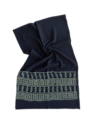 Nadia Dajani x UNHCR Embroidered Scarf With Beading