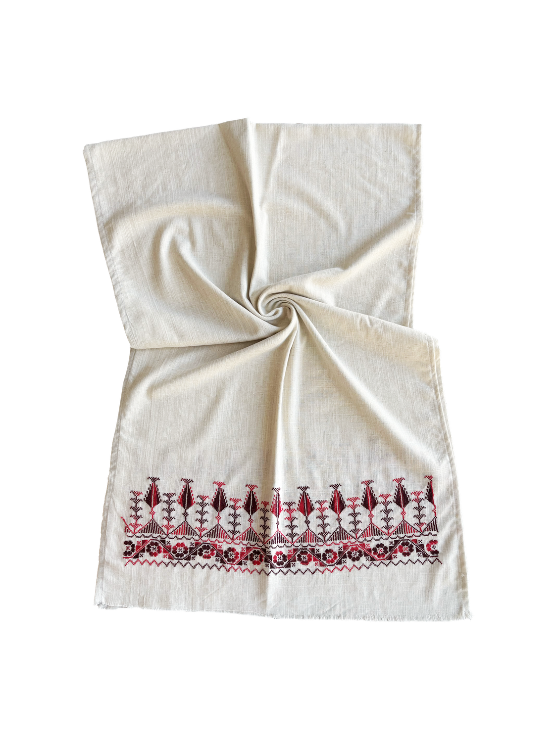 Nadia Dajani x UNHCR Lightly Embroidered Scarf