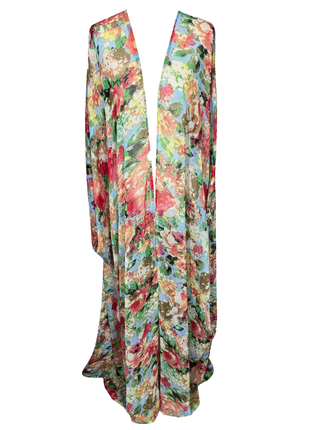 The Chiffon Abaya in Blue