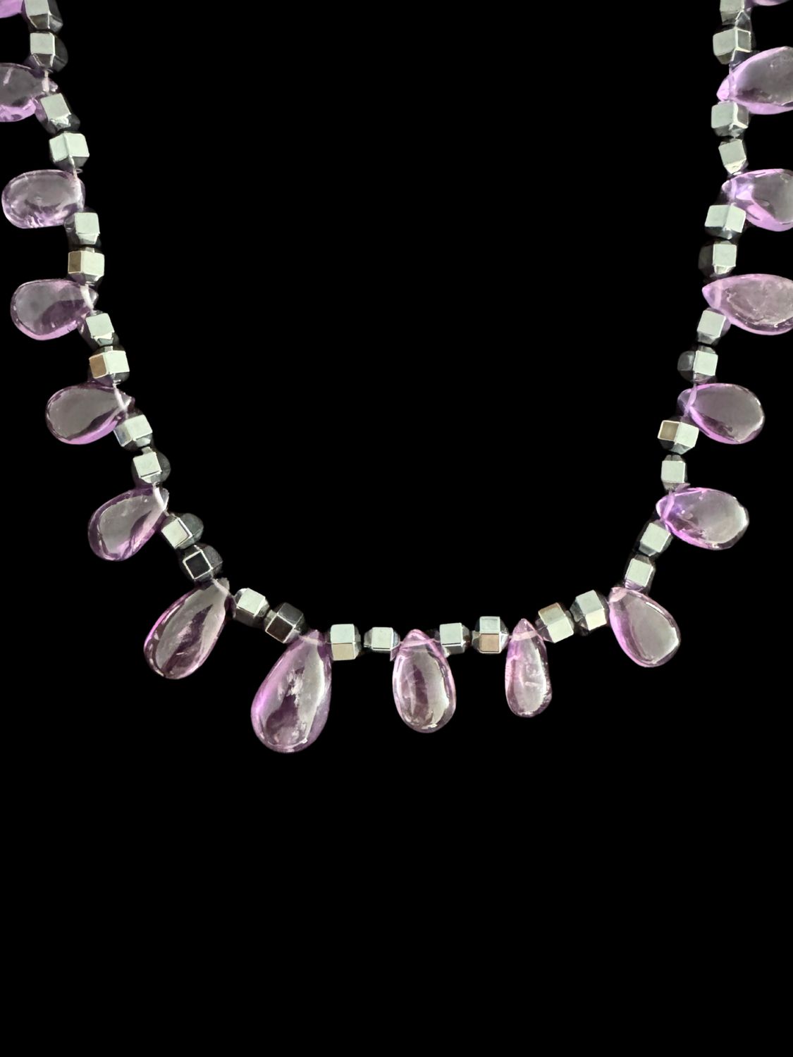 Pyrite and Amethyst Necklace