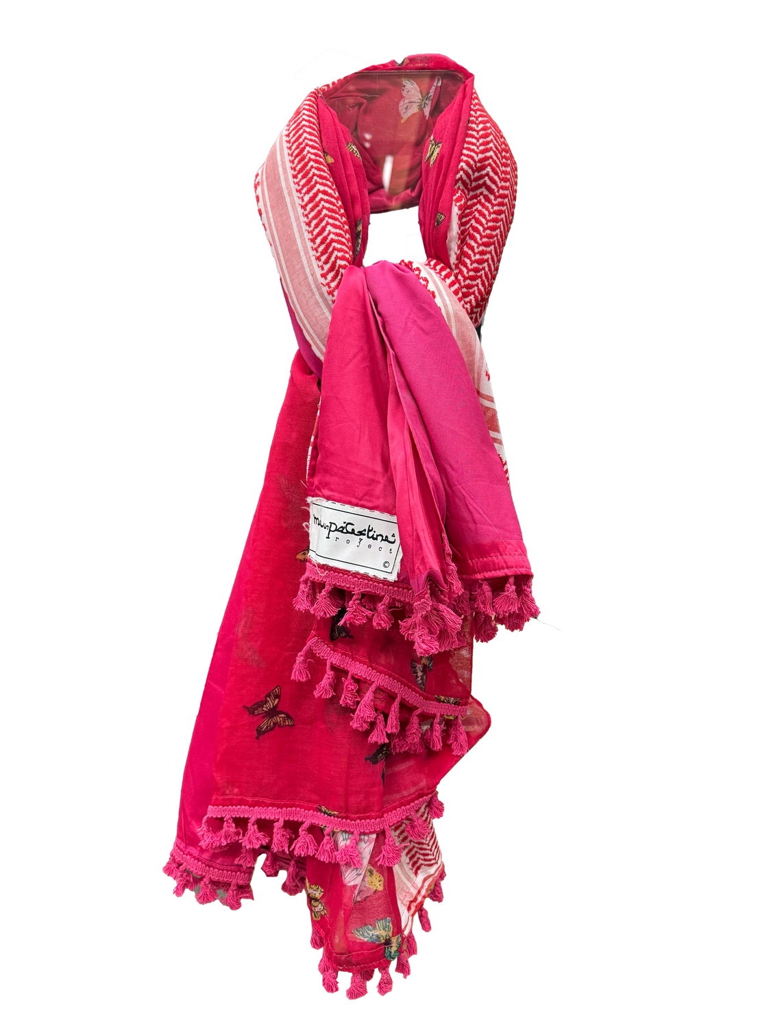Hatta and Two Fabric Scarf Style 94