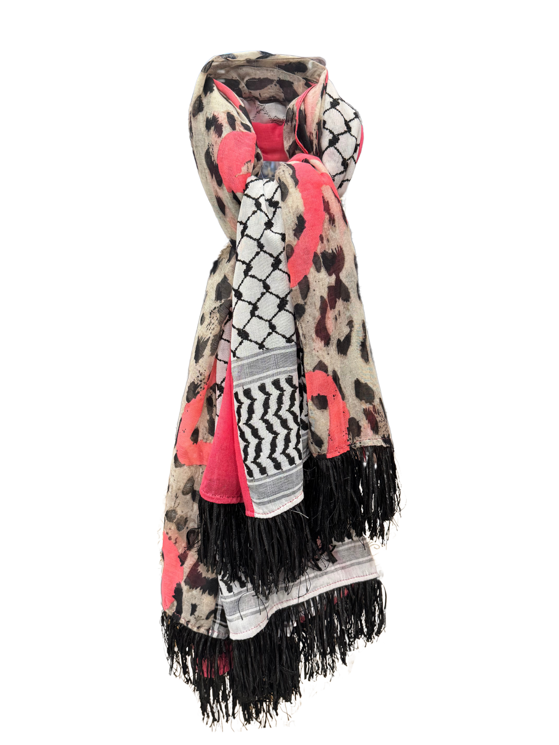 Hatta and Two Fabric Scarf Style 96