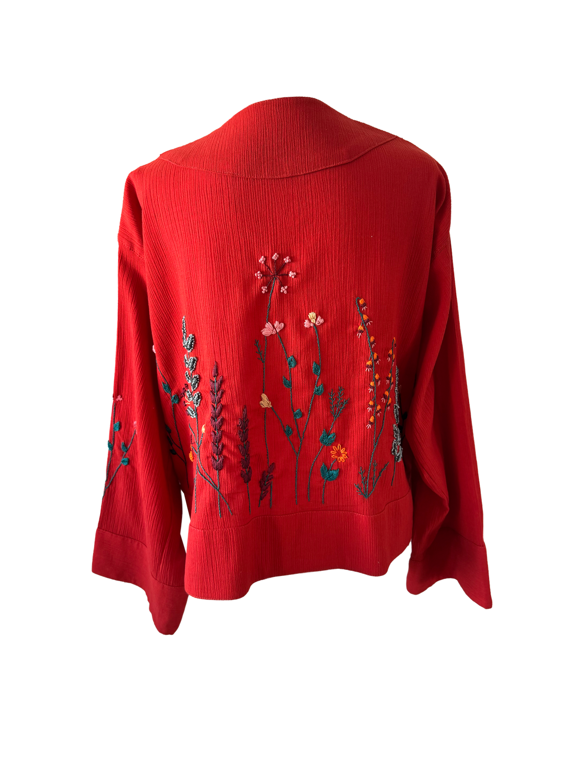 Nadia Dajani x UNHCR Linen Jacket in Red