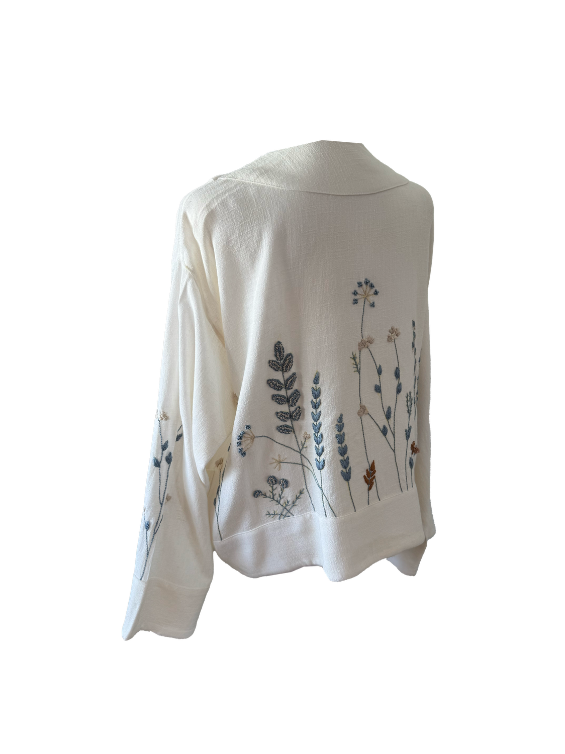 Nadia Dajani x UNHCR Linen Jacket in White