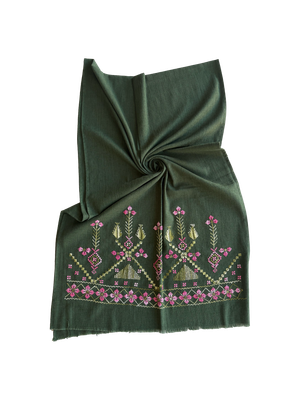 Nadia Dajani x UNHCR Embroidered Scarf