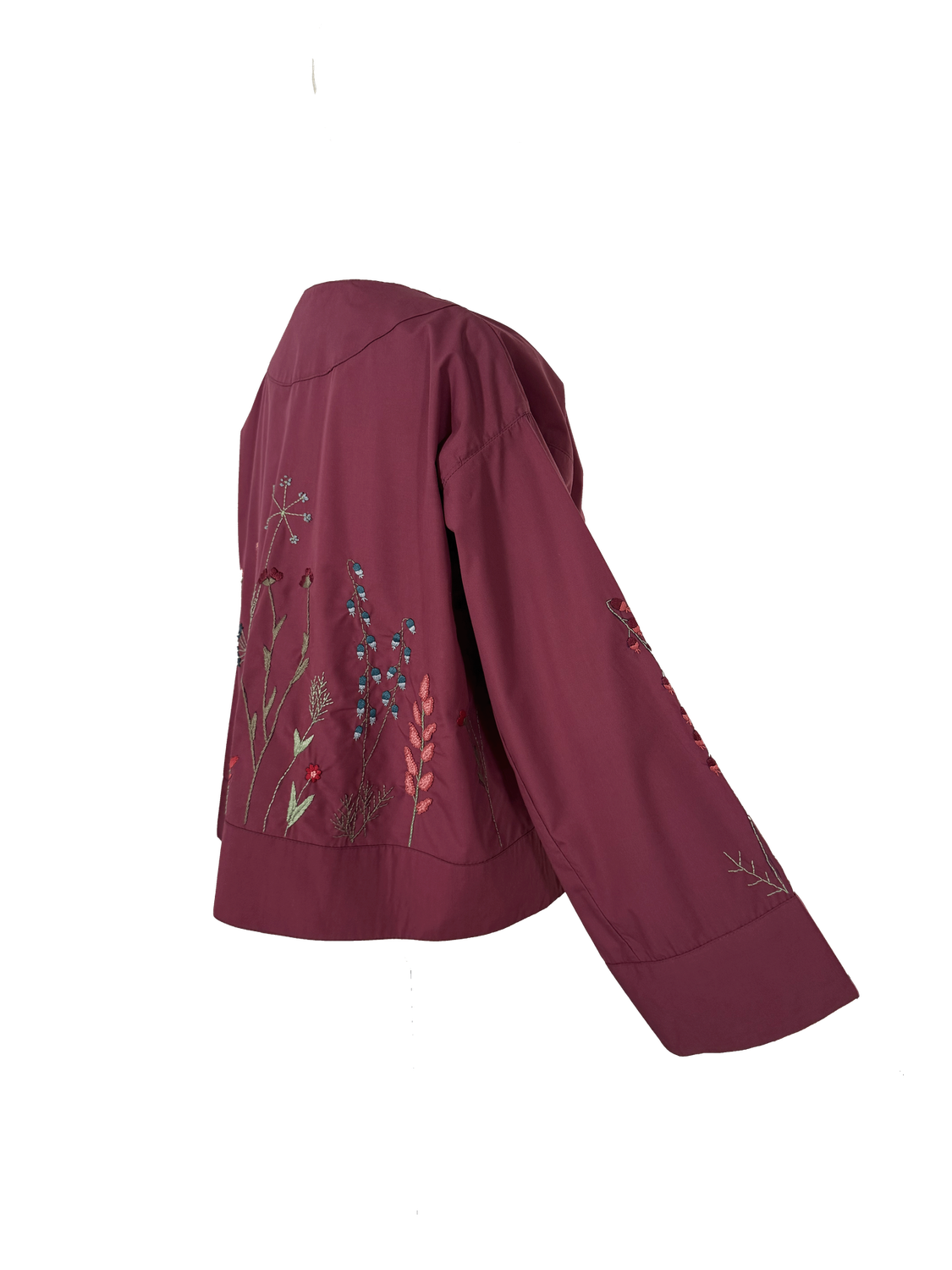 Nadia Dajani x UNHCR Linen Jacket in Magenta