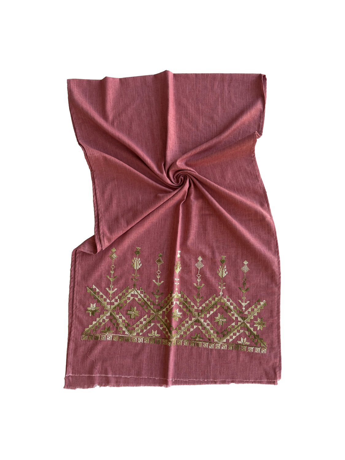 Nadia Dajani x UNHCR Embroidered Cotton Scarf