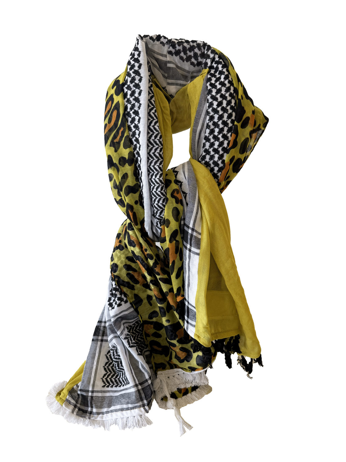 Hatta and Two Fabric Scarf Style 54