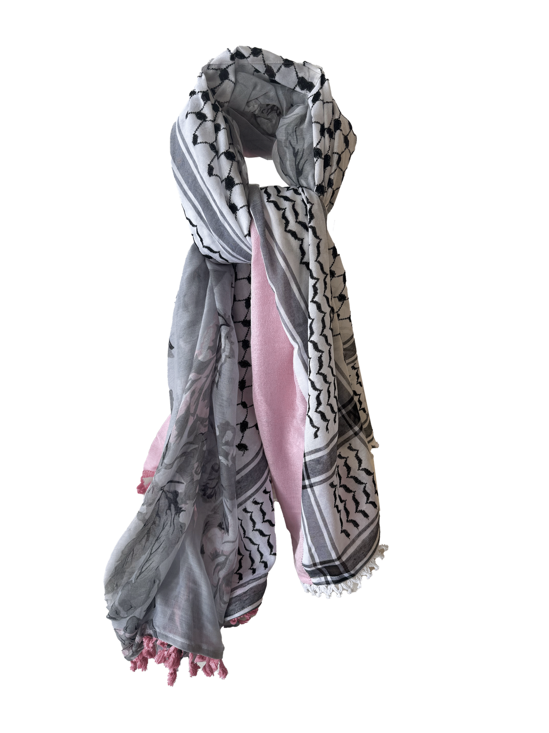 Hatta and Two Fabric Scarf Style 85