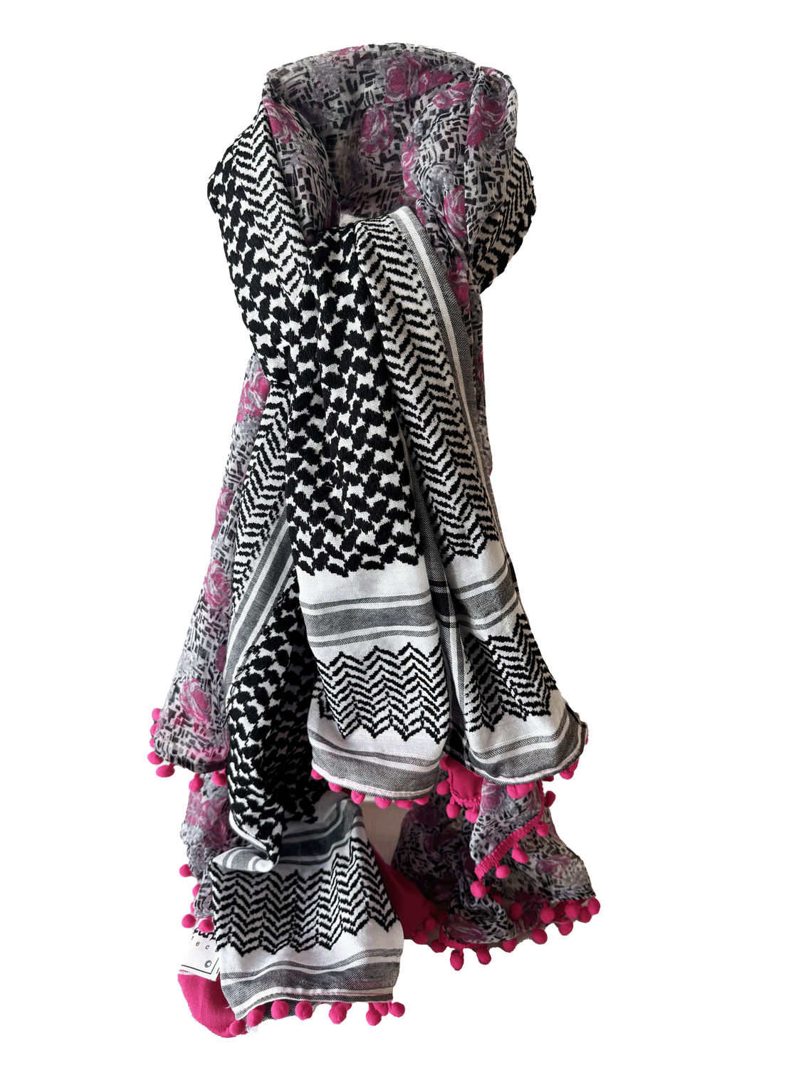 Hatta and Two Fabric Scarf Style 59