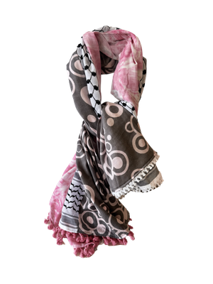 Hatta and Two Fabric Scarf Style 100
