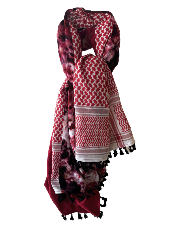 Hatta and Two Fabric Scarf Style 75