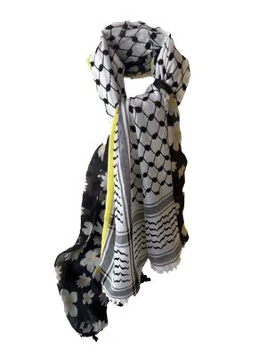 Hatta and Two Fabric Scarf Style 66