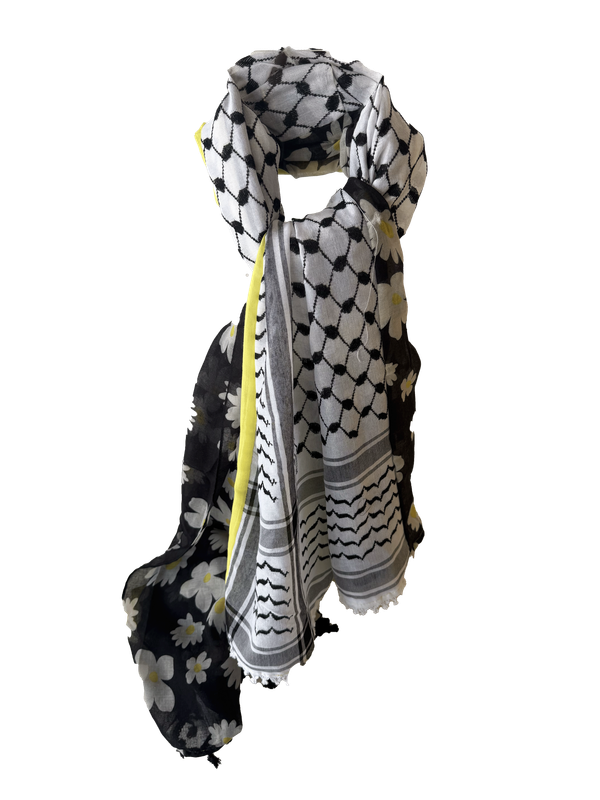 Hatta and Two Fabric Scarf Style 66