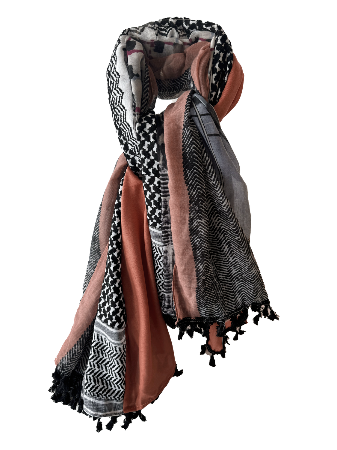 Hatta and Two Fabric Scarf Style 68