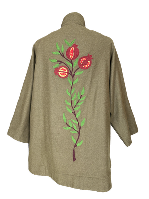 The Ottoman Round Jacket in Light Brown