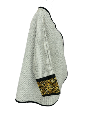 The Round Jacket in Heather Grey