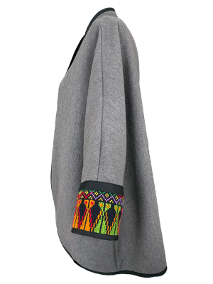 The Round Jacket in Dark Grey