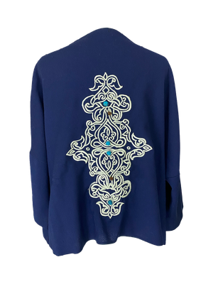 The Boxy Jacket in Navy Blue