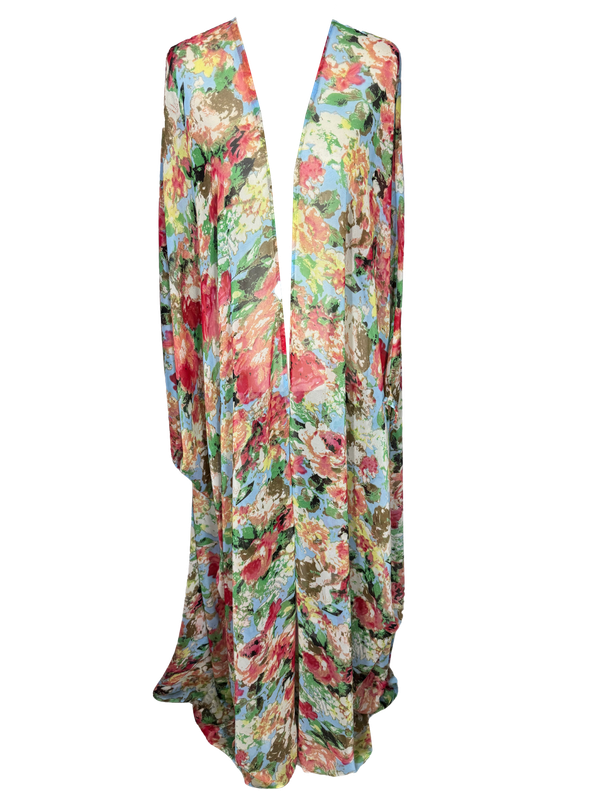 The Chiffon Abaya in Blue