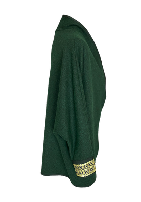 The Round Jacket in Green