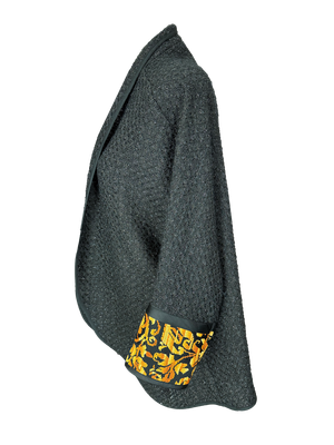 The Round Jacket in Black