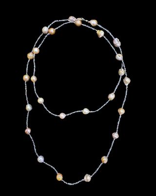 Long Gemstone Necklace