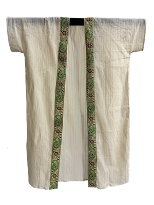 The Linen Bisht in White