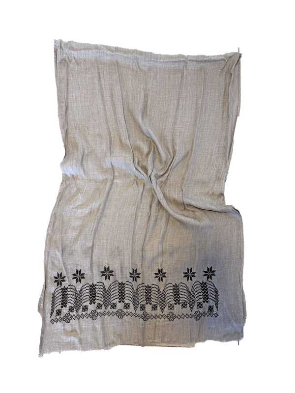 Nadia Dajani x UNHCR Lightly Embroidered Scarf