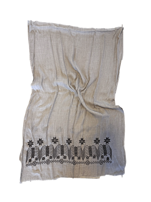 Nadia Dajani x UNHCR Lightly Embroidered Scarf
