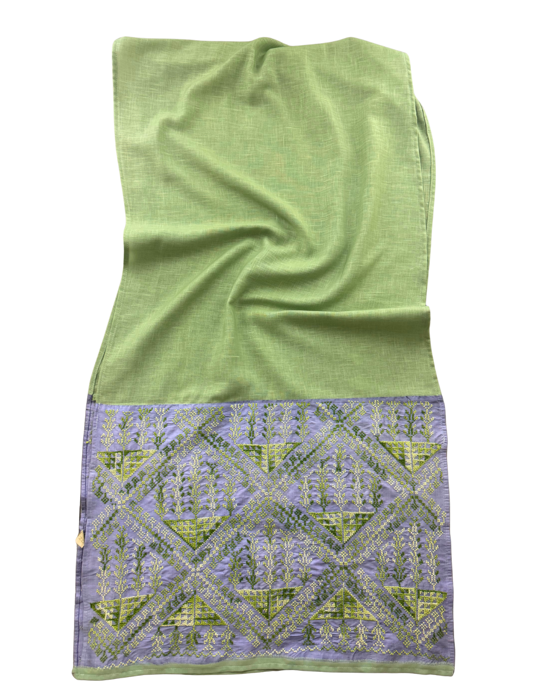 Cotton Scarf with Thai Silk