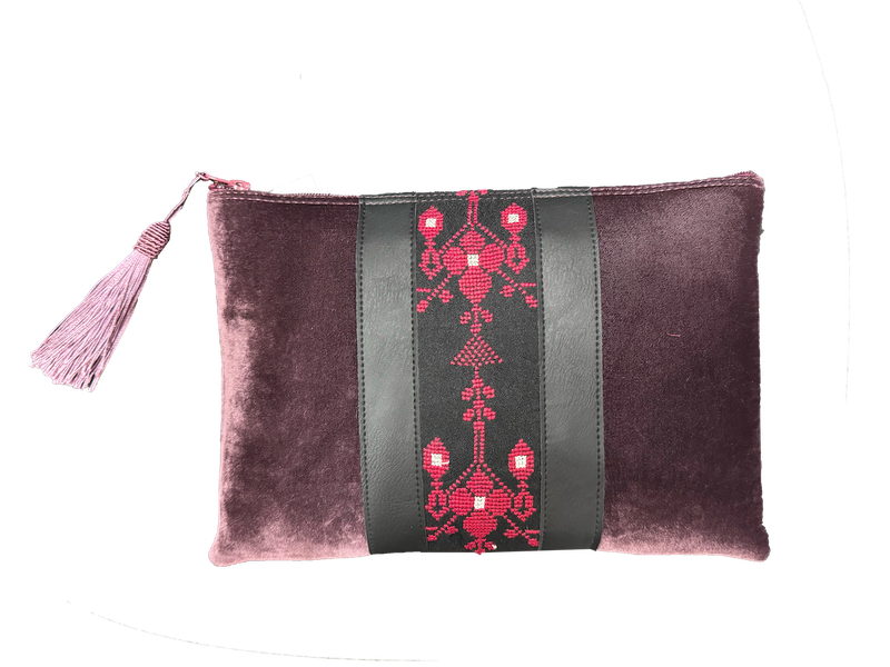 The Hand Embroidered Pouch (Large)