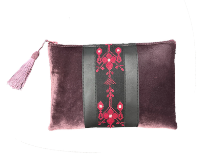 The Hand Embroidered Pouch (Large)