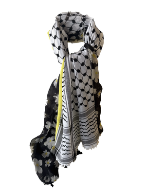 Hatta and Two Fabric Scarf Style 66