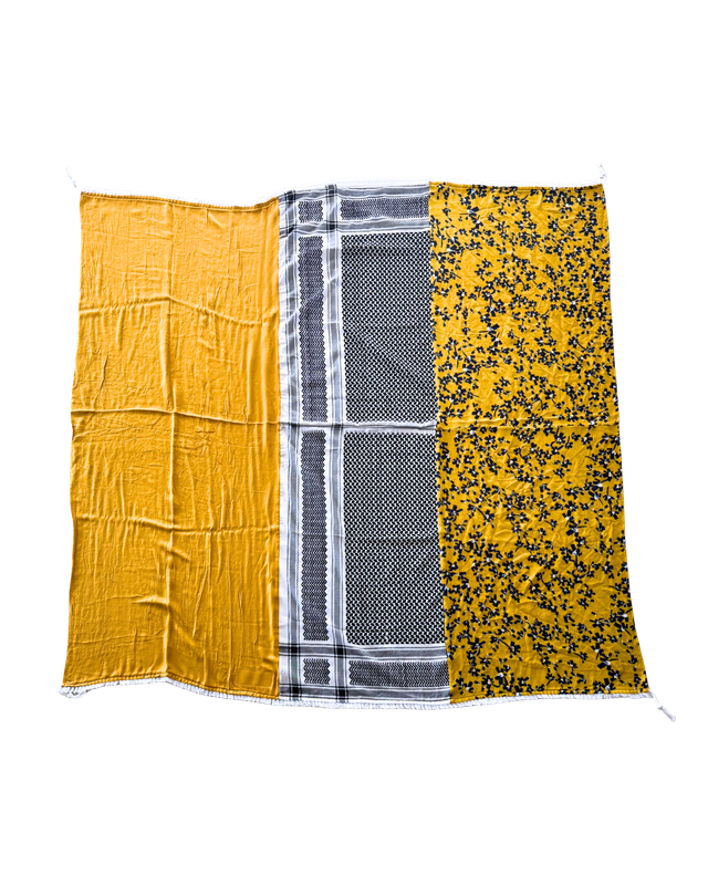 Hatta and Two Fabric Scarf Style 63